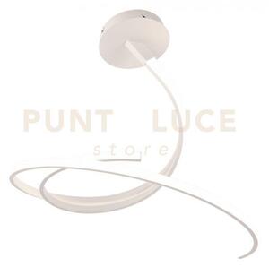 Lampadario a soffitto led kinetic bianca 40w 5440lm cct 3000k 4000k
