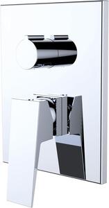 Rubinetto per doccia - Miscelatore monocomando - Ristrutturazione del bagno - Sistema a risparmio idrico - Doppio getto - Cromato
