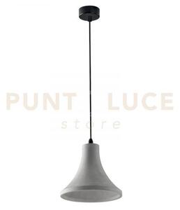 Lampadario a sospensione ando forma geometrica grigia 1 luce attacc
