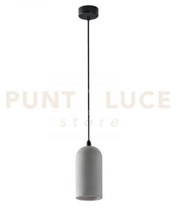 Lampadario a sospensione ando forma geometrica grigia 1 luce attacc