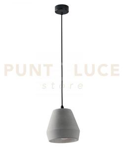 Lampadario a sospensione ando forma geometrica grigia 1 luce attacc