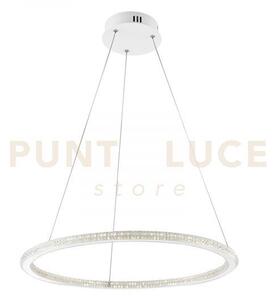 Lampadario a sospensione led bryant bianca 45w 5800lm 3000k 60x2x15