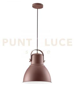 Lampadario a sospensione legend corten e rame 1 luce attacco e27 31
