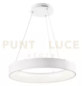 Lampadario a sospensione led noah bianca 60w 8000lm cct 3000k 4000k