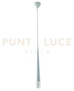 Lampadario a sospensione lancelot bianca 1 luce attacco gu10 6x181c
