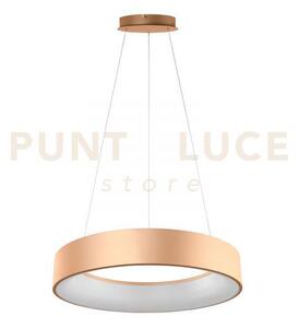 Lampadario a sospensione led noah oro 60w 8000lm cct 3000k 4000k 65