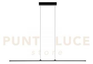 Lampadario a sospensione led shanghai nera 29w 3250lm 3000k 100x1,2