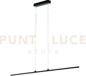 Lampadario a sospensione led shanghai nera 29w 3250lm 4000k 100x1,2