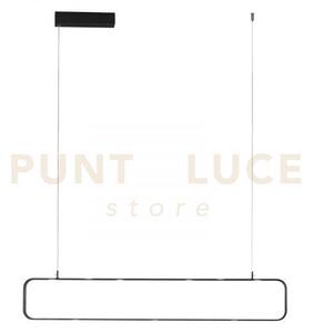Lampadario a sospensione led moka marrone 45w 3780lm 3000k dimmerab