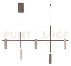 Lampadario a sospensione led candle bronzo 40w 3600lm 4000k 120x19