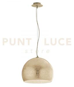 Lampadario a sospensione vanity oro 3 luci attacco e27 40x40x120cm 