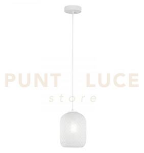 Lampadario a sospensione ashford ovale bianca 1 luce attacco e27 15
