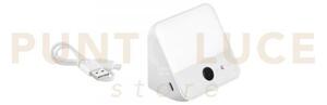 Lampada led aurika ricaricabile bianco led 1,25w 100lm 3000k dimmer