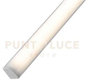 Barra led sottopensile angolare unix silver 17,28w 1974lm 4000k dri