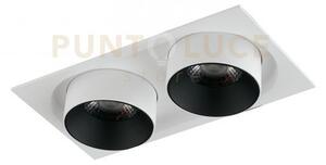 Incasso led outsider bianco 60w 6200lm 4000k 24,4x13x10,5cm 2 luci