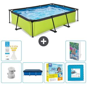 Piscina fuori terra rettangolare - 300x200x65 cm - 5 pezzi - Modello S276