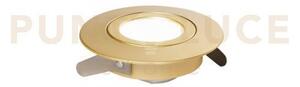 Incasso led zenit oro 5w 550lm 3000k ip44 orientabile 9x2,5cm