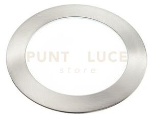 Incasso led slim nichel in alluminio 18w 1980lm 4000k 22,5x22,5x1,8