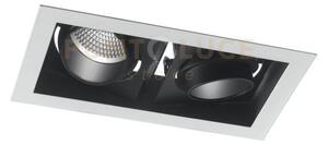 Incasso led apollo nero 90w 9000lm 3000k orientabile 35,5x18,8x7,7cm