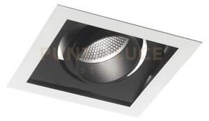 Incasso led apollo nero 45w 4500lm 4000k orientabile 18,8x18,8x12cm