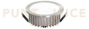 Incasso led fusion nikel 5w 400lm 4000k 7x3,2cm in alluminio