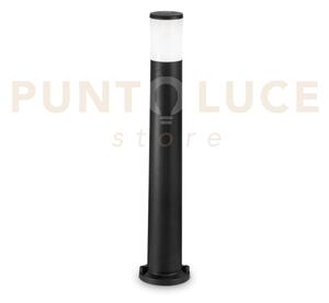 Atena paletto h.80cm 1 luce attacco e27 ip55 nero
