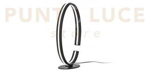 Lume led clarke nero 20w 2050lm 3000k 22x4x41cm in alluminio