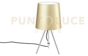 Lume marley oro 1 luce attacco e14 25x43,5cm in metallo