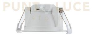 Incasso led horus bianco 10w 1050lm 4000k ip40 12x6cm