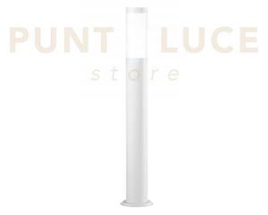 Paletto tokyo bianco 1 luce attacco e27 ip44 11,5x70cm in acciaio inox