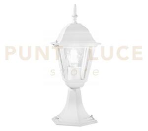Lume-paletto roma bianco 1 luce attacco e27 ip44 14,6x14,6x39cm