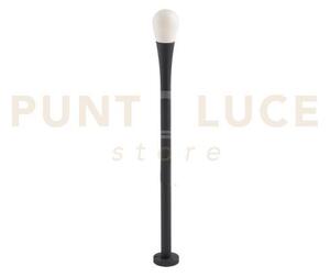 Palo per esterno drop antracite 1 luce attacco g9 ip65 5x34cm