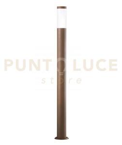 Paletto tokyo bronzo 1 luce attacco e27 ip44 11,5x110cm in acciaio 
