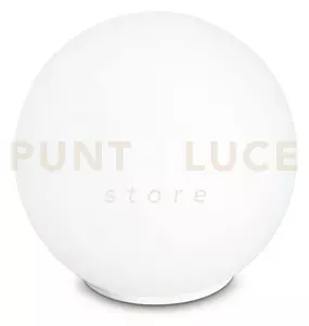 Lumetto city sfera bianco 1 luce attacco e14 15x15x16cm in vetro so