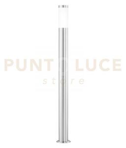 Paletto tokyo nikel 1 luce attacco e27 ip44 11,5x110cm in acciaio inox
