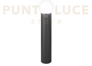Paletto skittle antracite 1 luce attacco e27 ip54 65x15cm diffusore