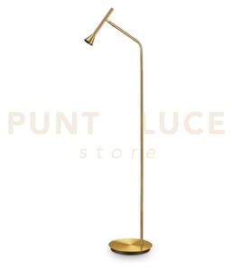 Diesis lampada da terra ottone orientabile led 3000k 4,5w 390 lm