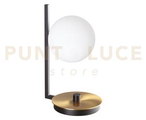 Birds lampada da tavolo 1 luce attacco g9 lampadina inclusa nero,ot