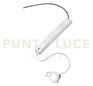 Incasso led help bianco 1,2w 130lm 4000k batteria di emergenza 3h 3