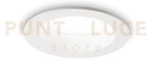 Basic faretto da incasso led 3000k 10w 85° 1100 lm bianco d.10,3cm