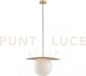 Lampadario a sospensione chaplin oro 1 luce attacco e27 45x45x159,8