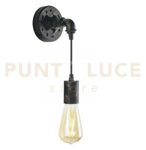Applique a parete a parete amarcord ruggine 1 luce attacco e27 10x1