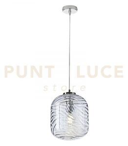 Lampadario a sospensione nereide acquamarina 1 luce attacco e27 24