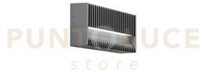 Applique lumina antracite 12w 1476lm cct 3000-4000k ip65 25x10x4,6cm