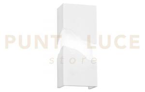 Applique a parete zeeland bianca 2 luci attacco g9 12x7x28cm in vet