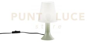Lumetto bingo in pc verde 1 luce attacco e14 13x9x24,5cm