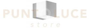 Applique booster silver 1 luce attacco e27 ip54 13x13x16,5cm in met