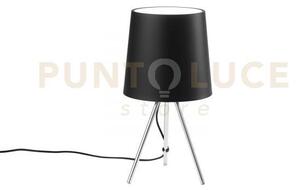 Lume marley nero 1 luce attacco e14 25x43,5cm in metallo
