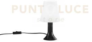 Lumetto bingo in pc nero 1 luce attacco e14 13x9x24,5cm