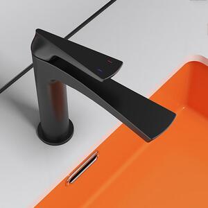 Rubinetto da bagno - Rubinetto per lavabo - Miscelatore - Uso quotidiano - Cartuccia in Vetroceramica - Attacco standard - Oro spazzolato
